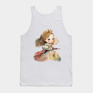 Princess Watercolor Tank Top